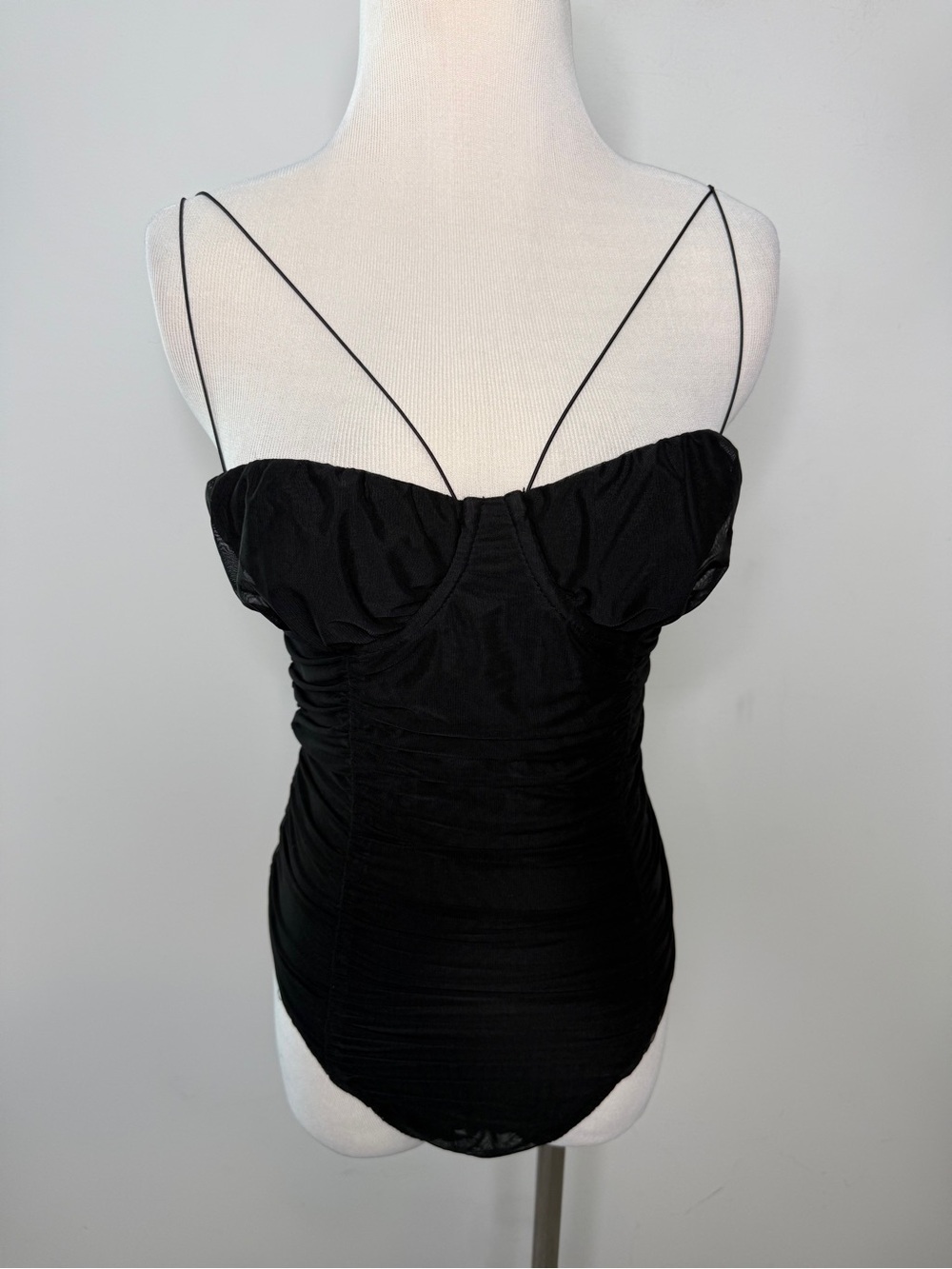 h:ours Mesh Bodysuit S